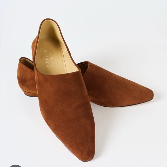 Jamie Haller Mules Chocolate Suede Sz 39 - Picture 2 of 8